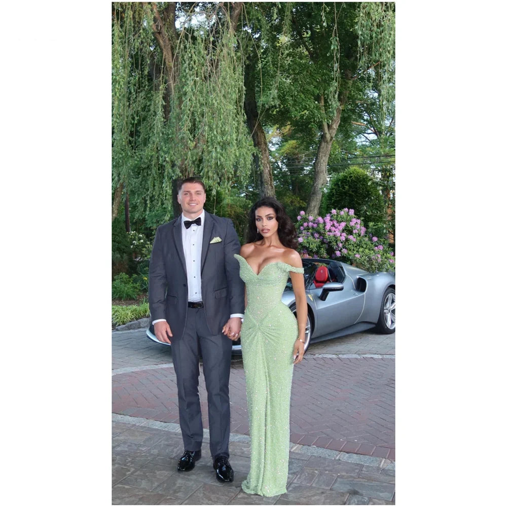 Green Elegant Long Party Dress Prom Dress New Arrive Mermaid Evening Dress