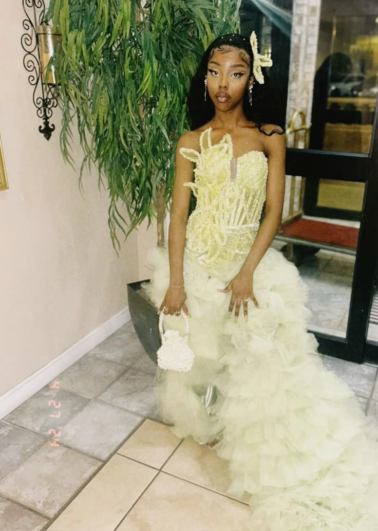 Luxury Tulle Prom Dress Black Girl Birthday Outfit Formal Graduated Dress