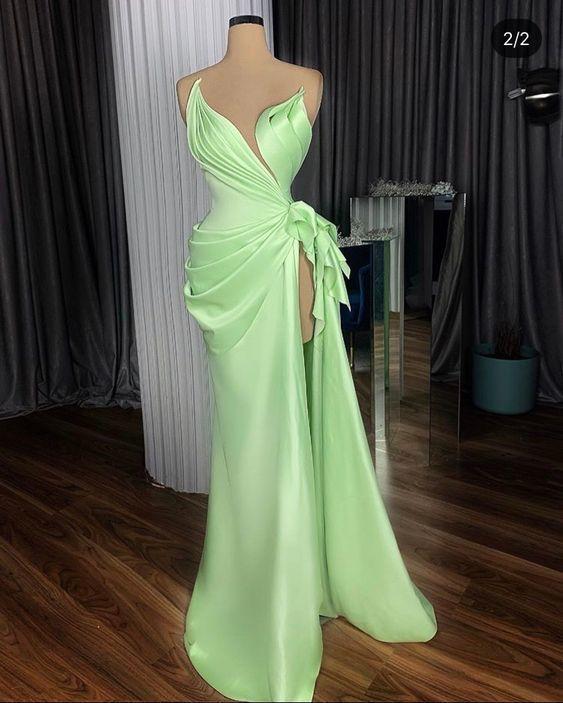 Unique Mermaid Long Prom Dress , Sexy Prom Dress