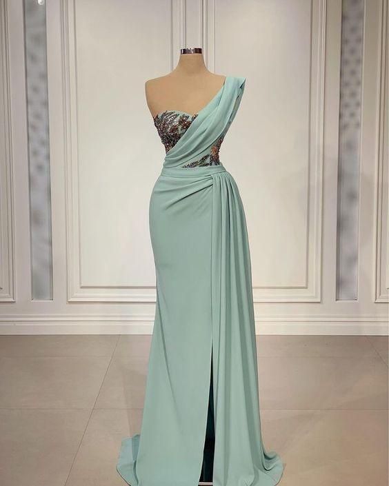Sleeveless Party Evening Long Prom Dress