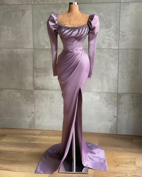 Long prom dress women dress, engagement dress, wedding reception dress