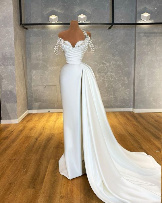 Long prom Dress sexy evening party dress