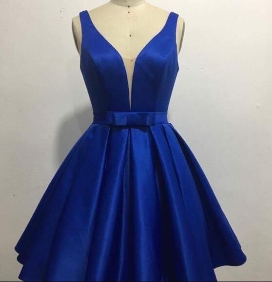 Elegant Homecoming Dress,Royal Blue Homecoming Dresses