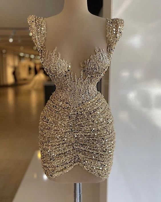 Sexy Sequins Homecoming Dress Party Dress