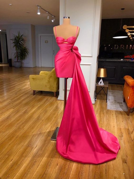 Spaghetti Straps Short Party Dress Sexy Homecoming Dress