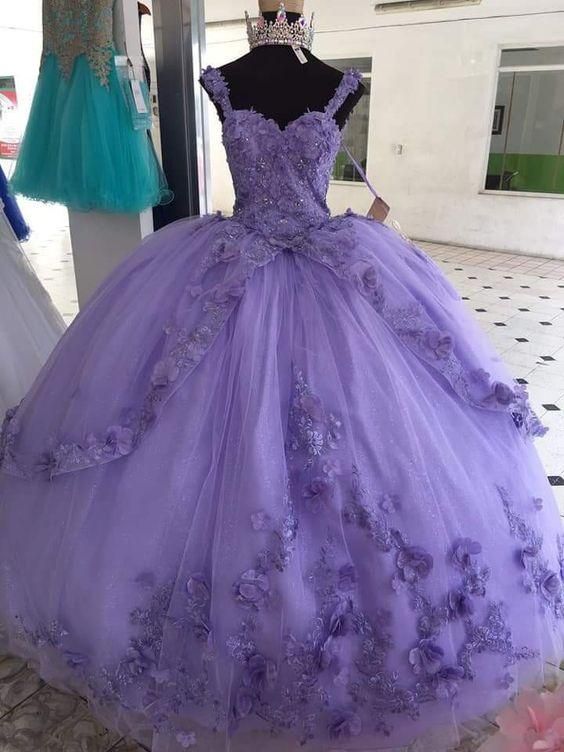Elegant long tulle prom dresses applique evening gown