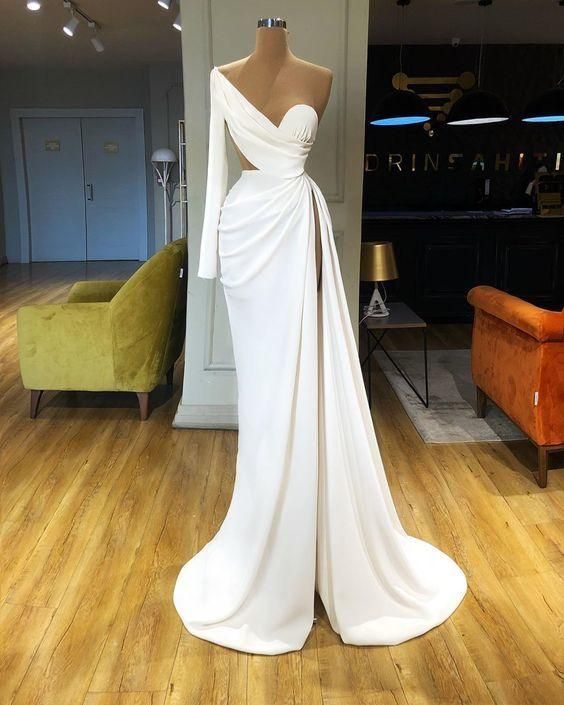 white Prom Dresses, Prom dress
