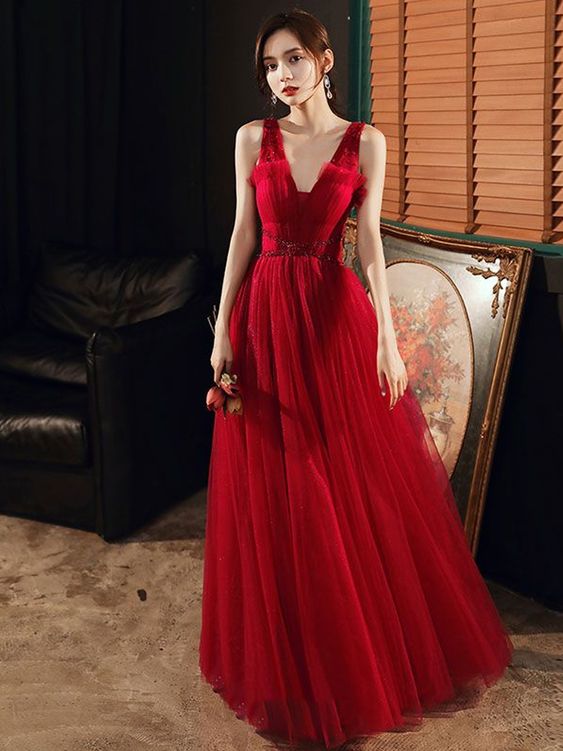 Fashion Red Evening Dresses
