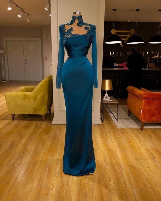 high neck mermaid elegant sexy formal dresses ,,sexy prom dress